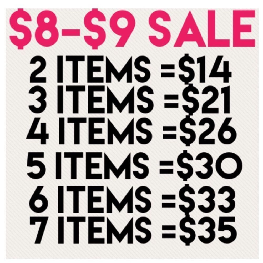 Reduction of inventory sale. Buy more save more.